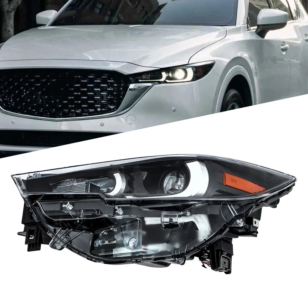 Full LED Driver Side Headlight for Mazda CX-5 (2022–2024) Black