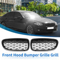 Front Hood Bumper Grille Grill Replacement for BMW 528i 535i 550i (2011–2020)
