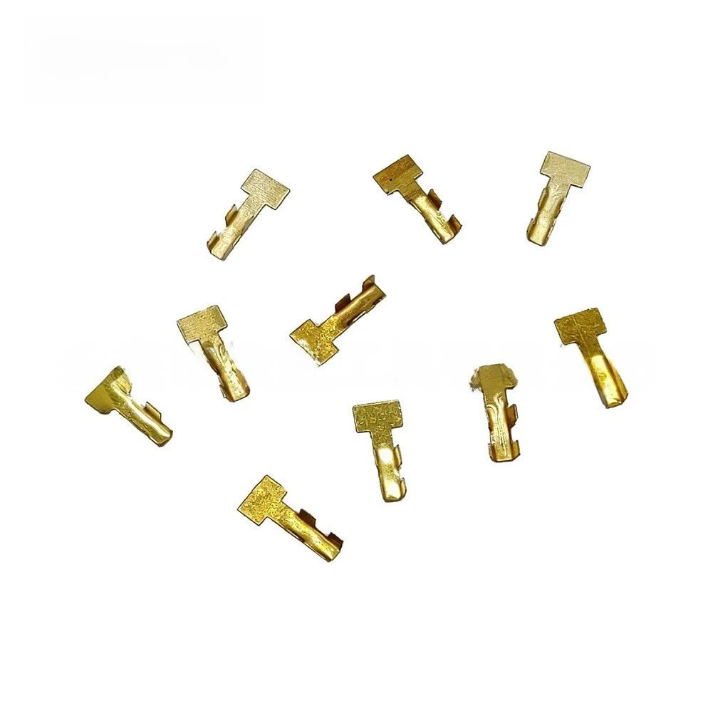 100pcs Copper Wire Terminal Connectors for Electric Tools (3mm, 6mm)
