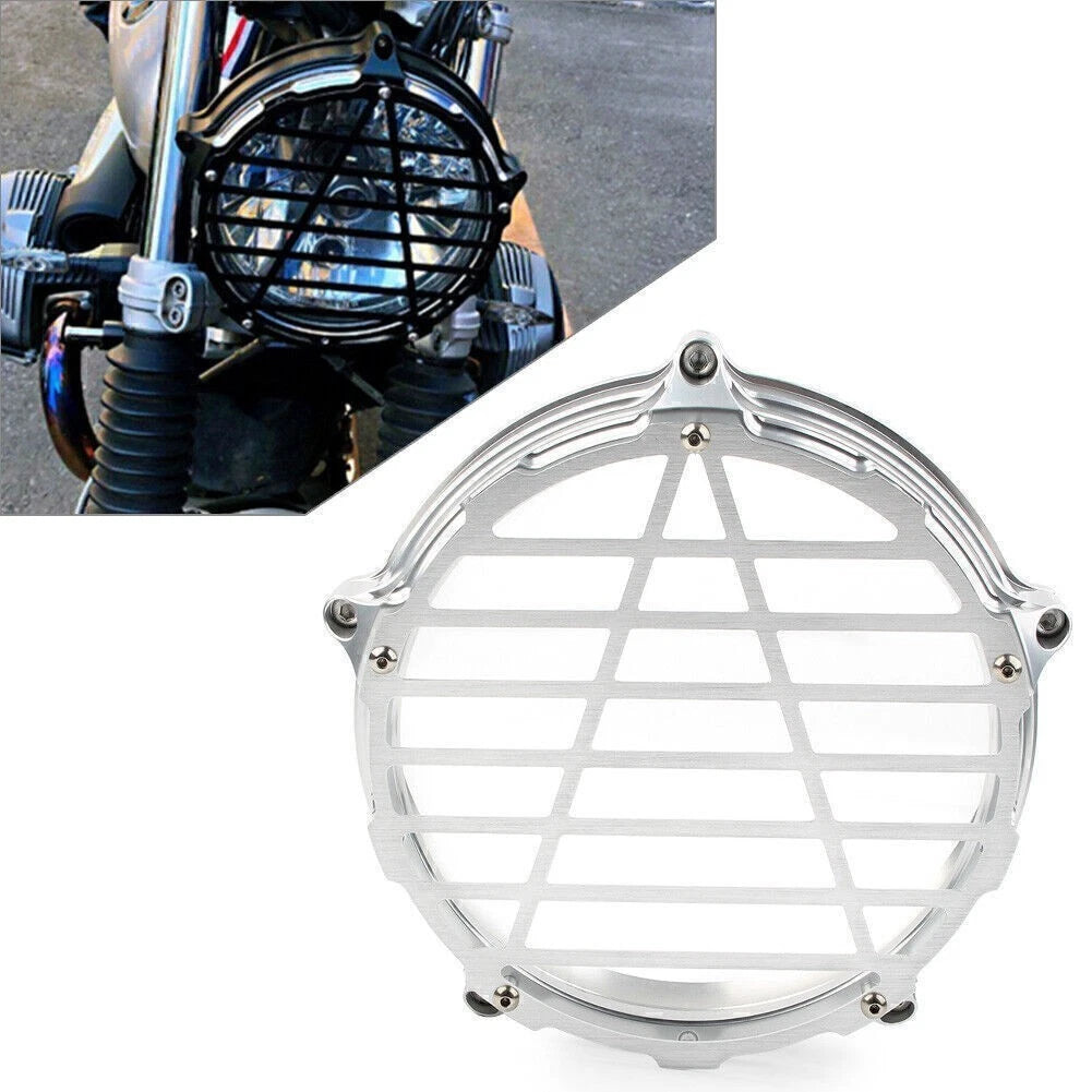 Headlight Guard Bezel Trim Ring for BMW R Nine T (2014–2019) Silver