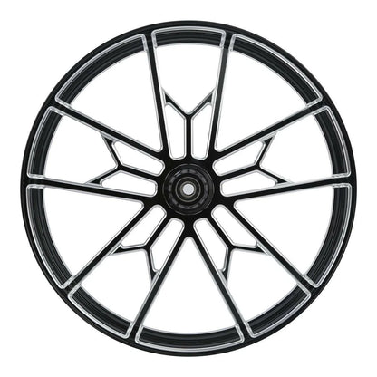 30" x 3.5" CNC Front Wheel Rim with Hub for Harley Touring (1997–2021)