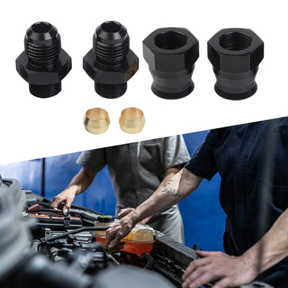 Rotating AN6 Fuel Adapter Connector Hose 5/16 Inch for Fuel Line Setup