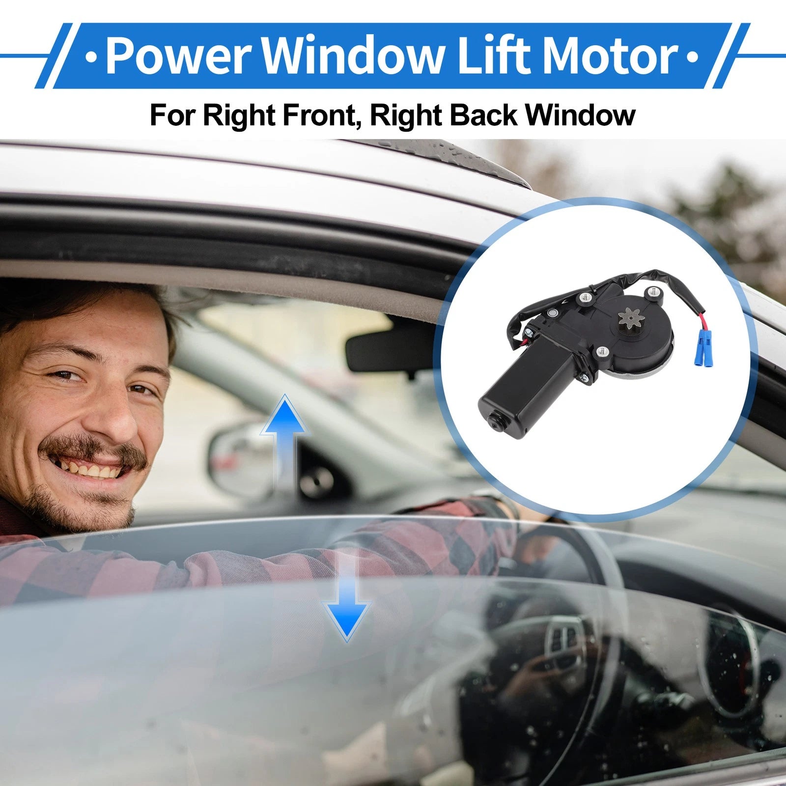 Power Window Regulator Lift Motor Replacement for Chevrolet Nova (1987–1988)