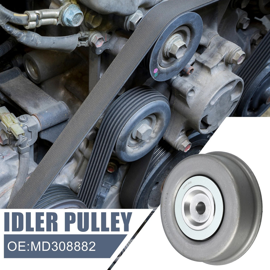 Idler Pulley for Car Accessory Drive Belt Replacement for Mitsubishi Montero (1997–2004)