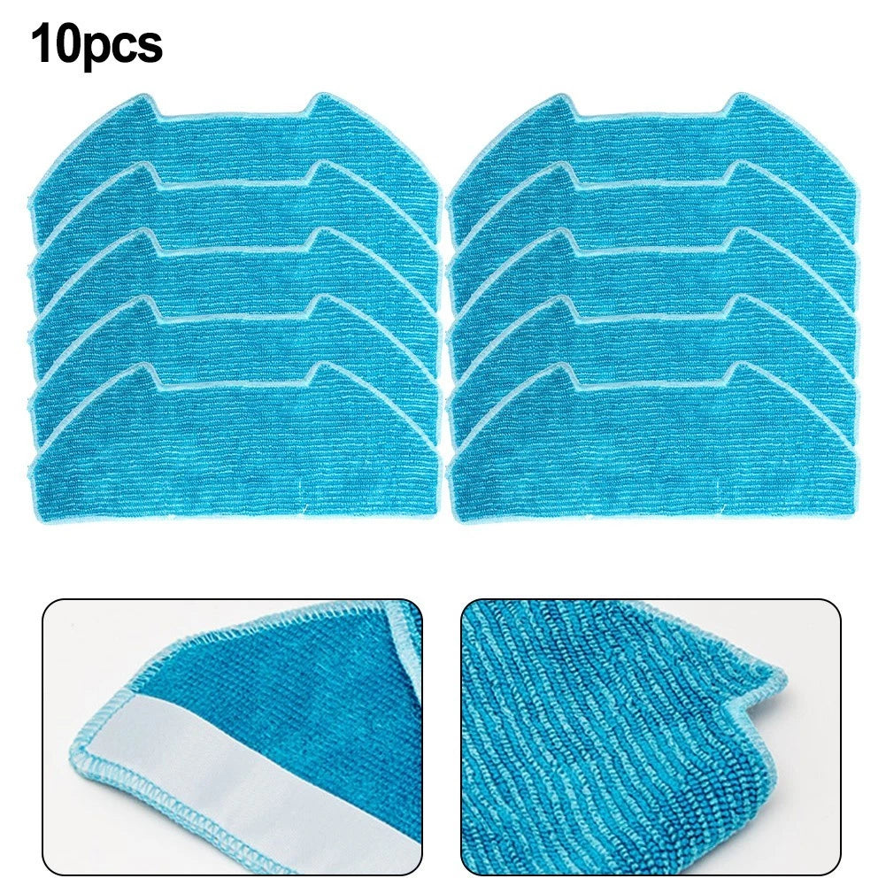 10PCS Microfiber Mop Pads for BObsweep Pet (Self-Emptying Robot Vacuum)