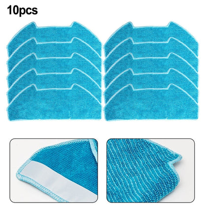 10PCS Microfiber Mop Pads for BObsweep Pet (Self-Emptying Robot Vacuum)