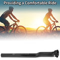 Bike Seat Post 31.6x400mm Replacement Height Adjustable for 3K Saddle Tube