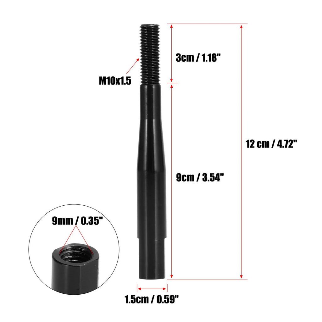 Gear Shift Knob Extender Lever Replacement for Honda Civic Fit (M10x1.5)