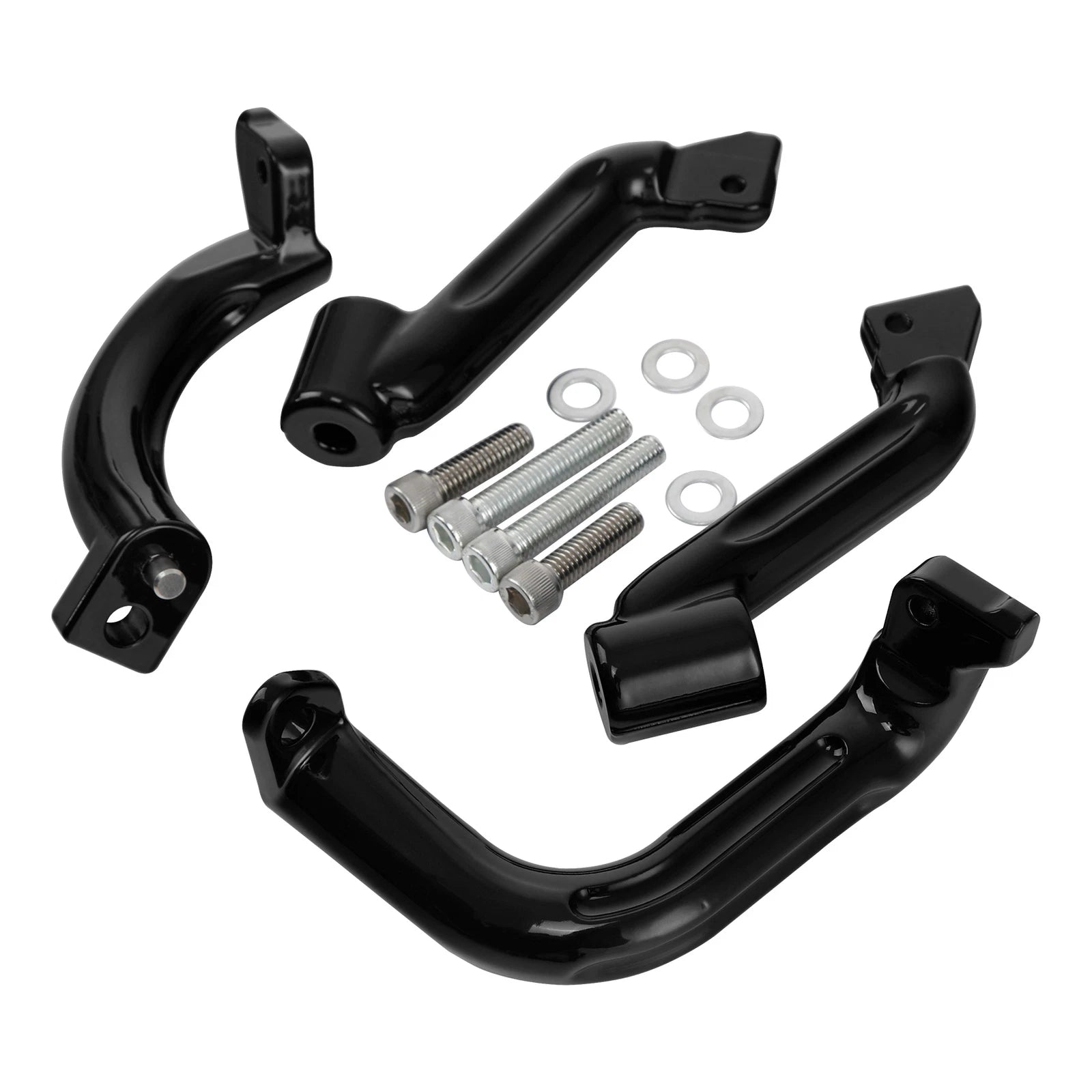 Driver Floorboard Mount Bracket Kit for Harley Touring (2017–2023) Black