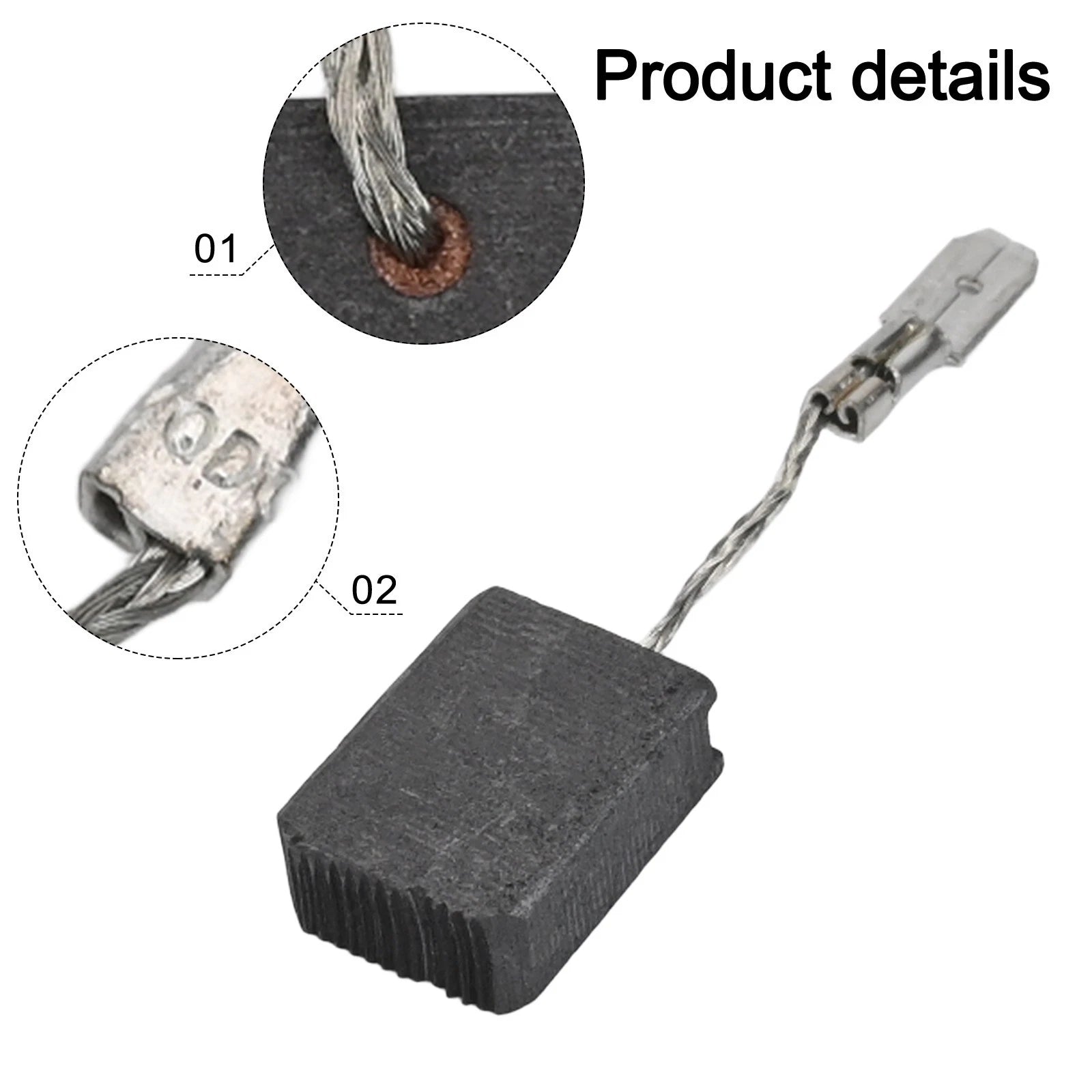 Set of 4 Carbon Brushes for Tool (Precision Fit)