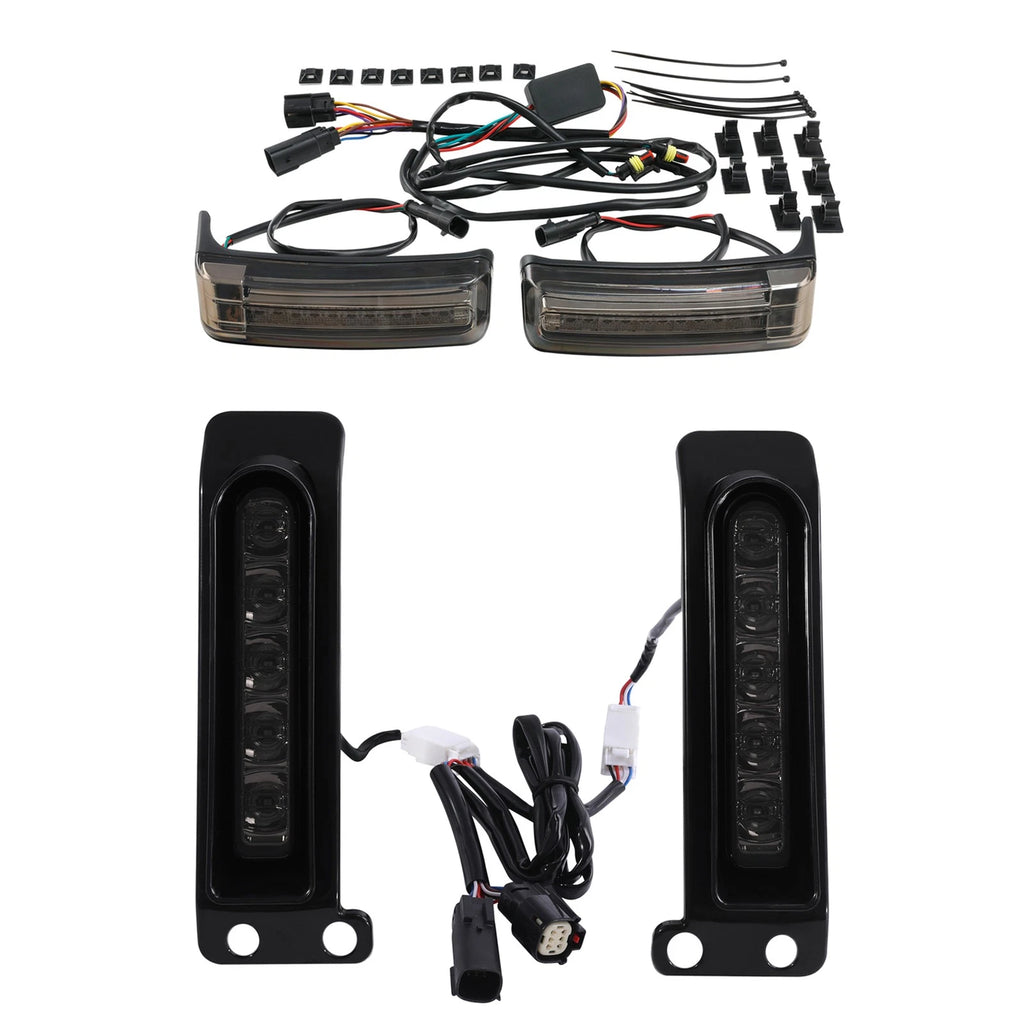 LED Inserts Support Brake Run Turn Signals for Harley Road Glide (2014–2024)