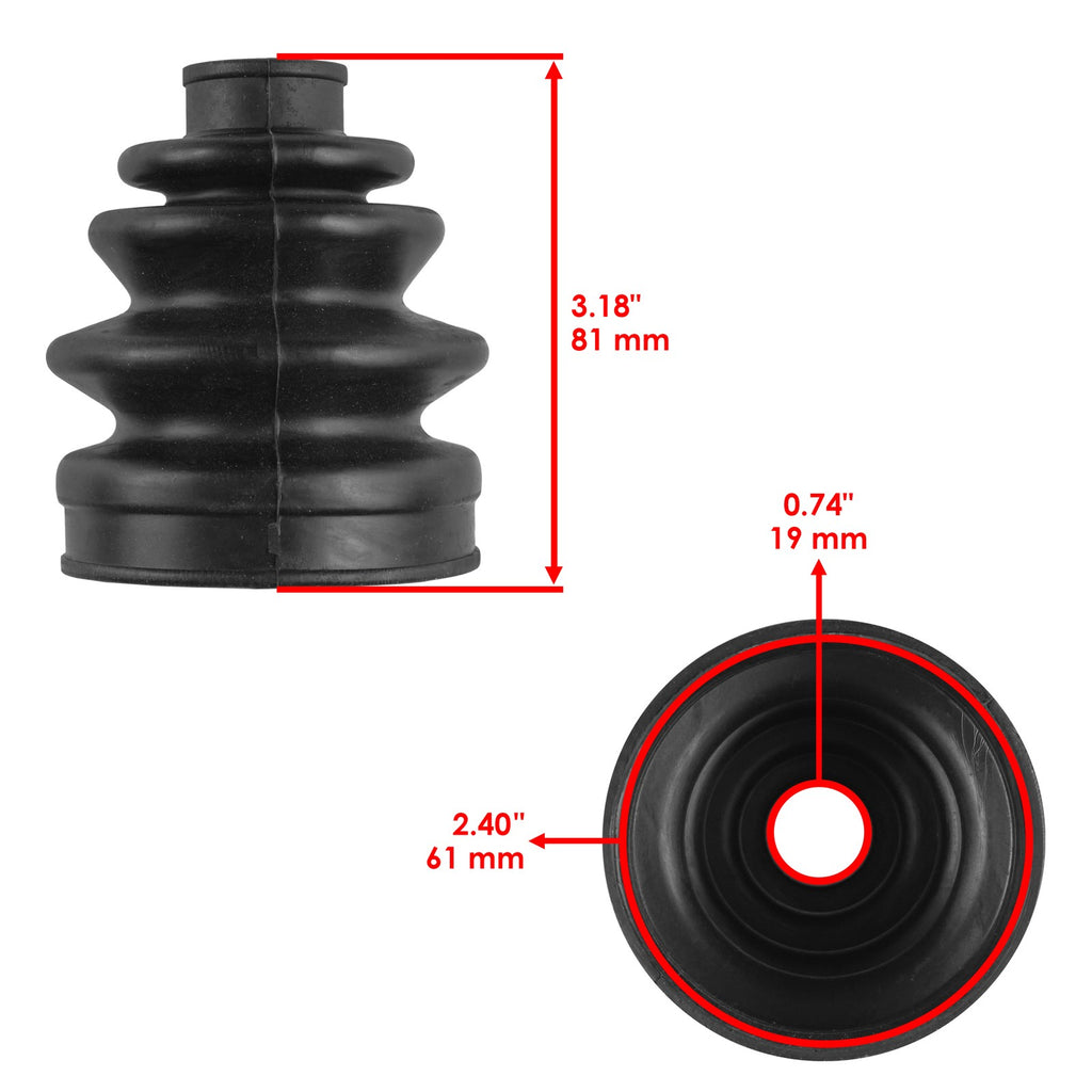 Front Inner CV Boot Kit Replacement for Honda Rancher 420 (2014–2016)
