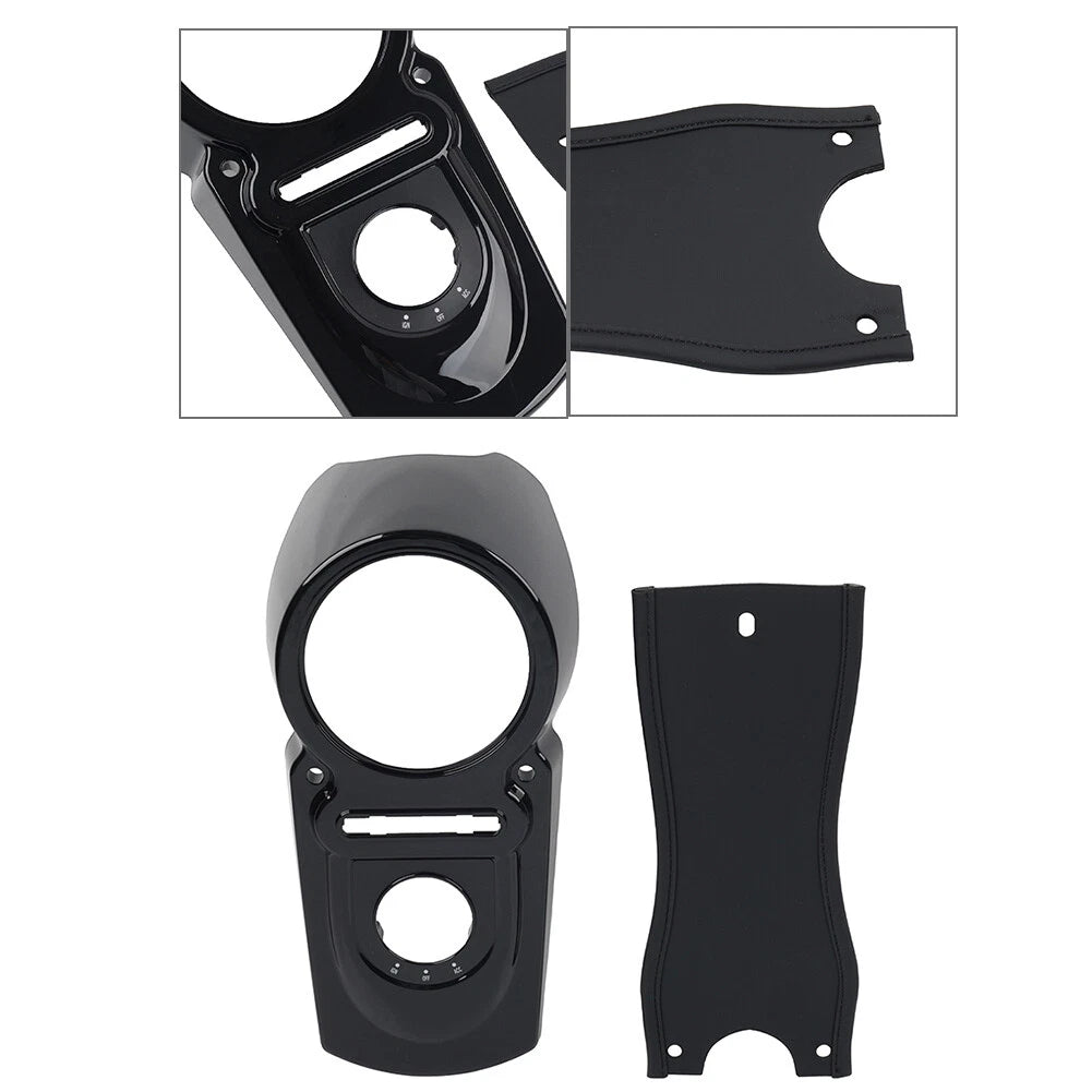 Fuel Tank Console & Gas Tank Panel Bib for Harley Dyna FXDF FXDB