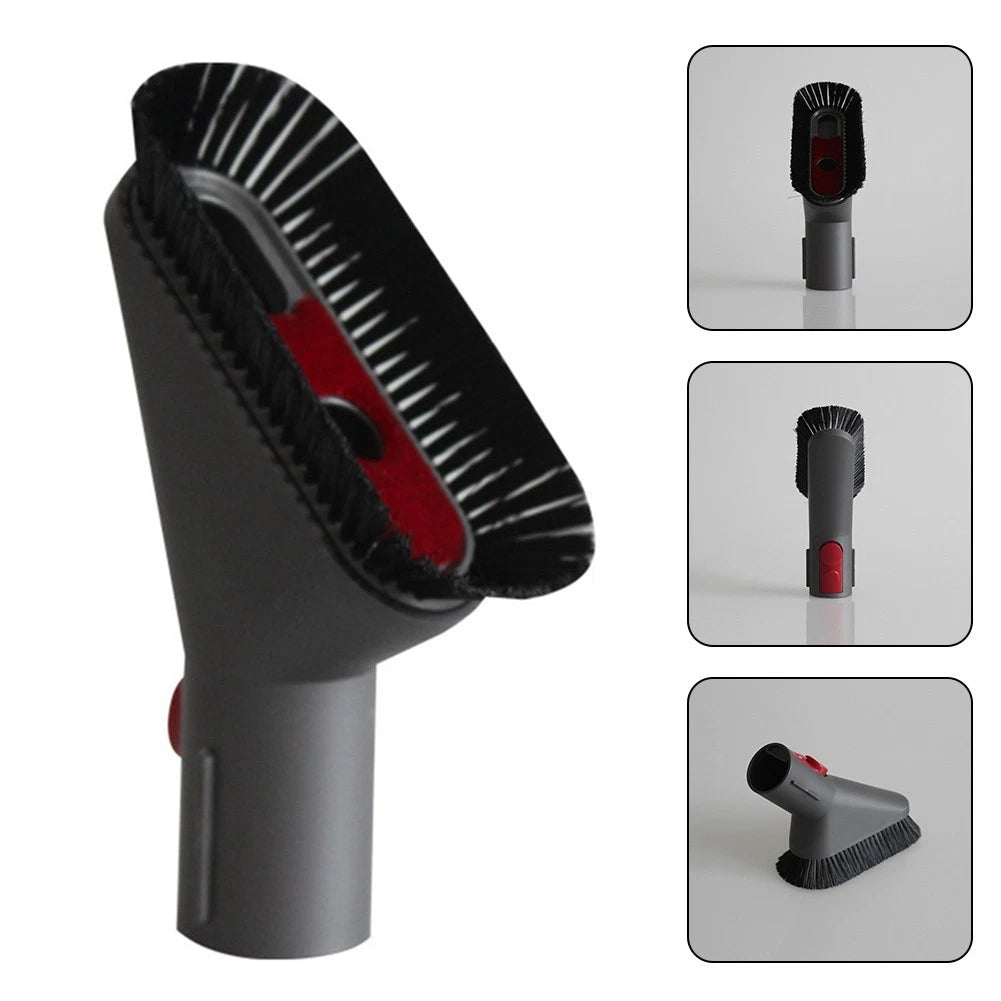 Soft Dust Brush for - Natural Bristles, Black