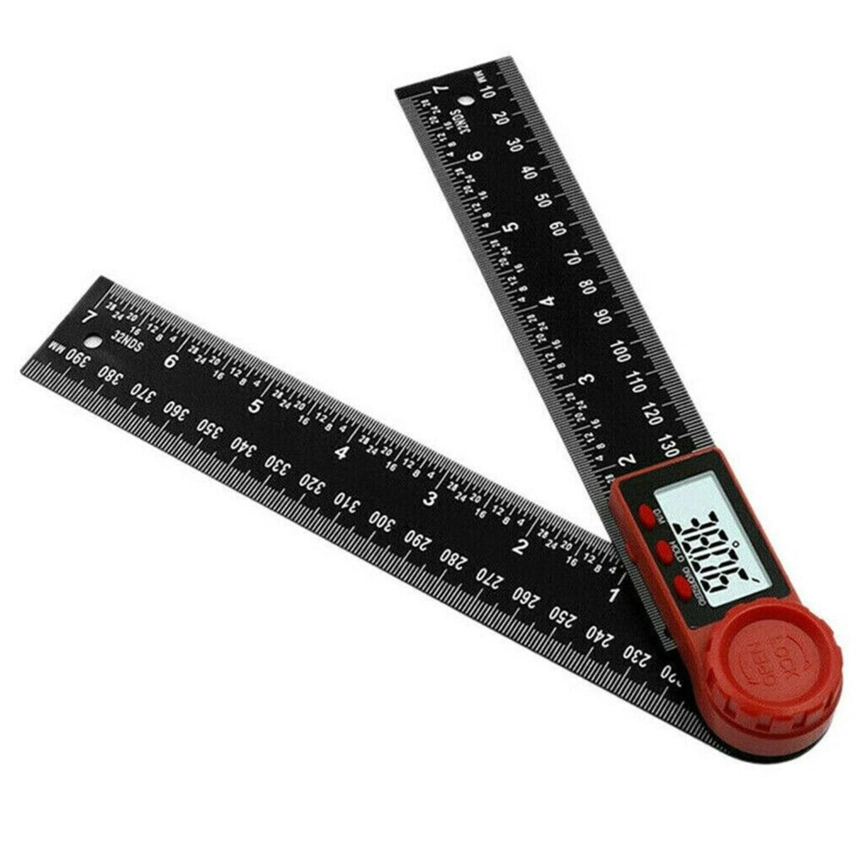 Angle LCD Digital Display Protractor for Automotive Measurement (200mm)
