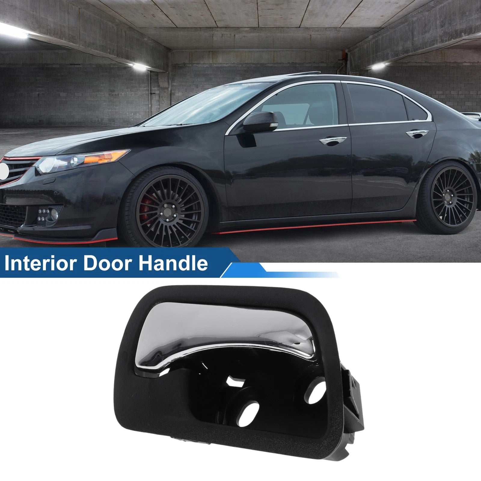 Front Driver Side Interior Door Handle for Honda Accord 2003–2007 Black