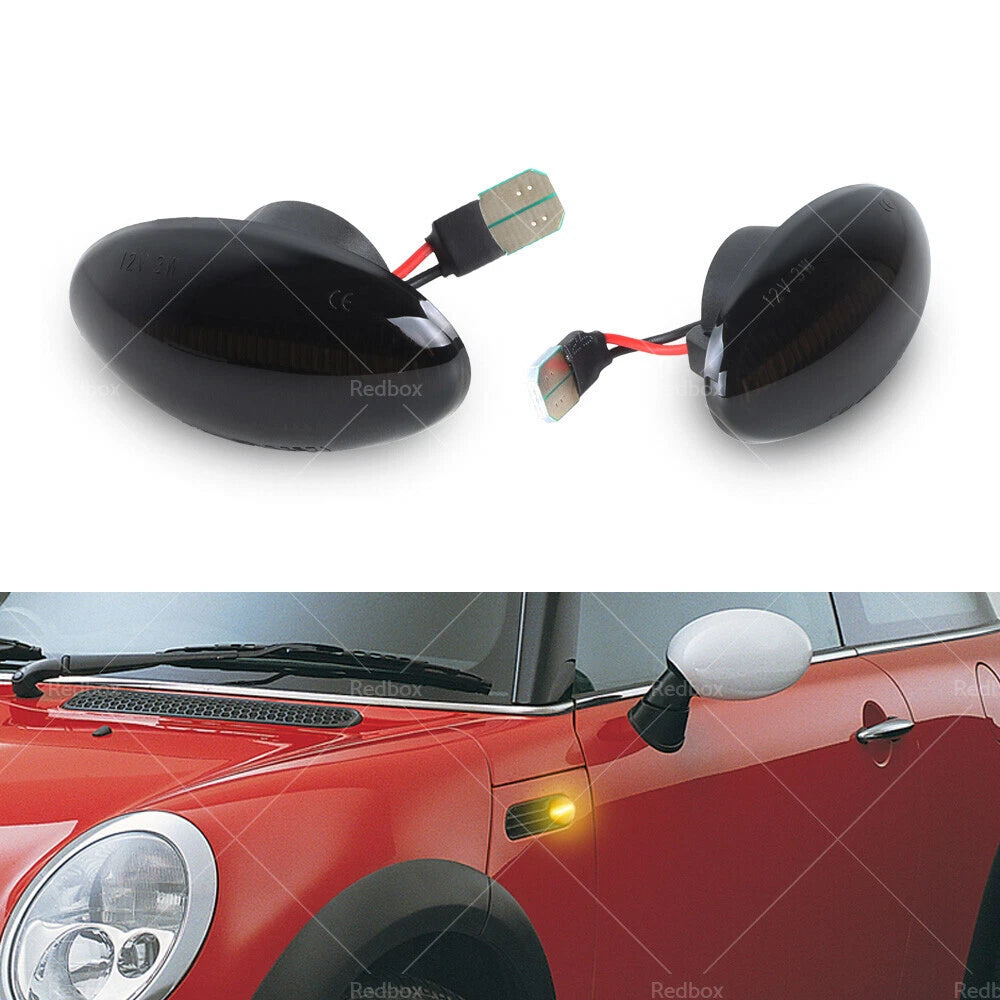 2X LED Side Indicator Turn Signal Light for Mini Cooper R50 R53