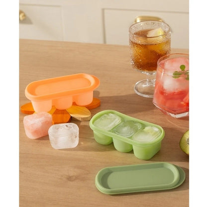 Silicone Ice Cube Tray for Quick Freeze Technology (Effortless Removal)