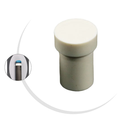 White ABS Plastic Billiard Cue Ferrule 13.3mm Unthreaded Pool Cue Spare Part