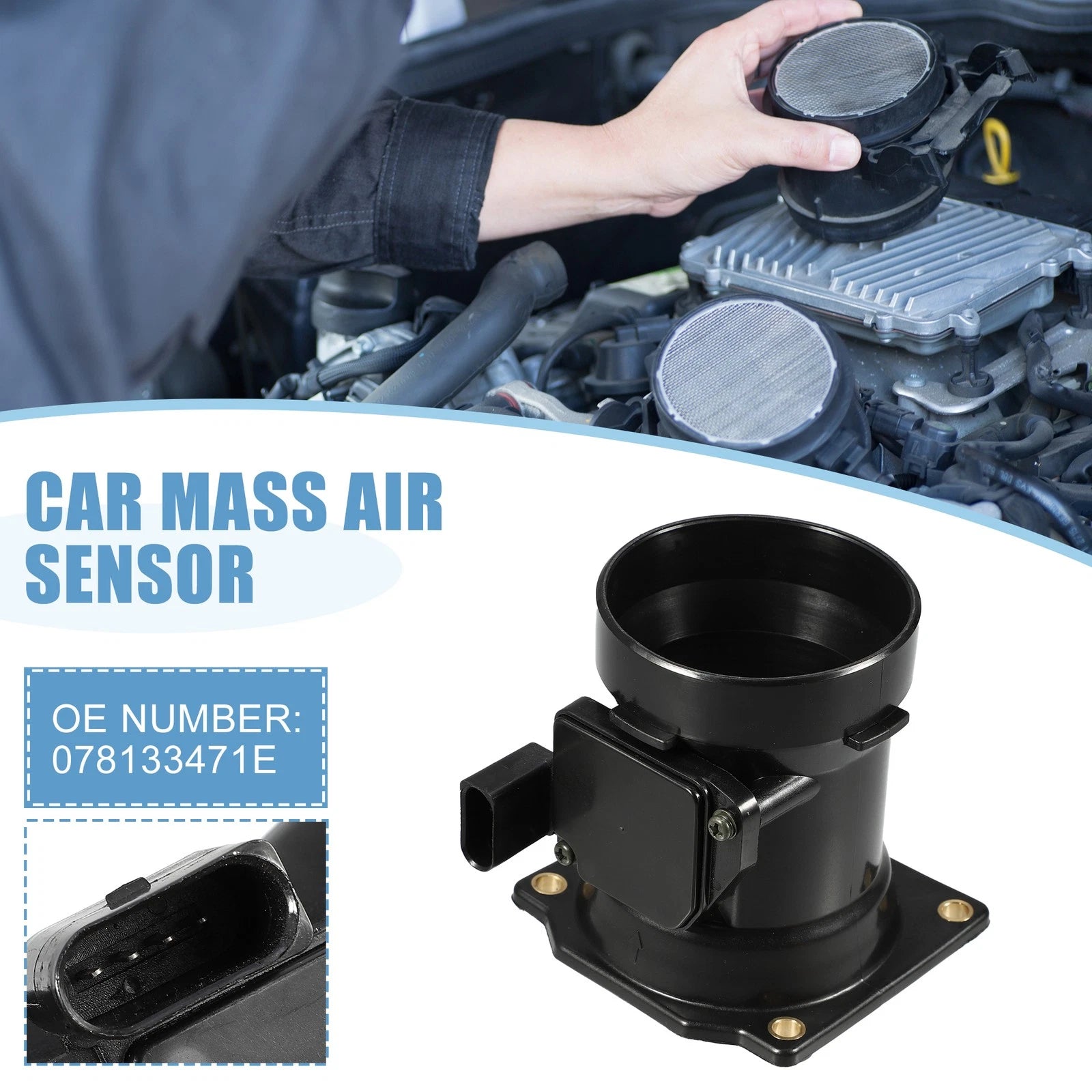 Mass Air Flow Sensor MAF Replacement for Volkswagen Passat (2005–2014)