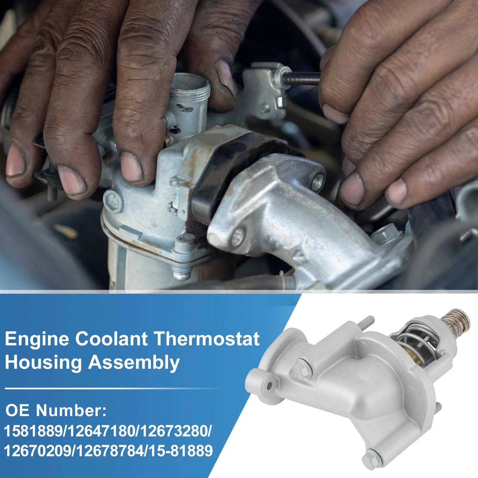 Engine Coolant Thermostat Housing Assembly for Chevrolet Camaro Colorado (2017–2022)
