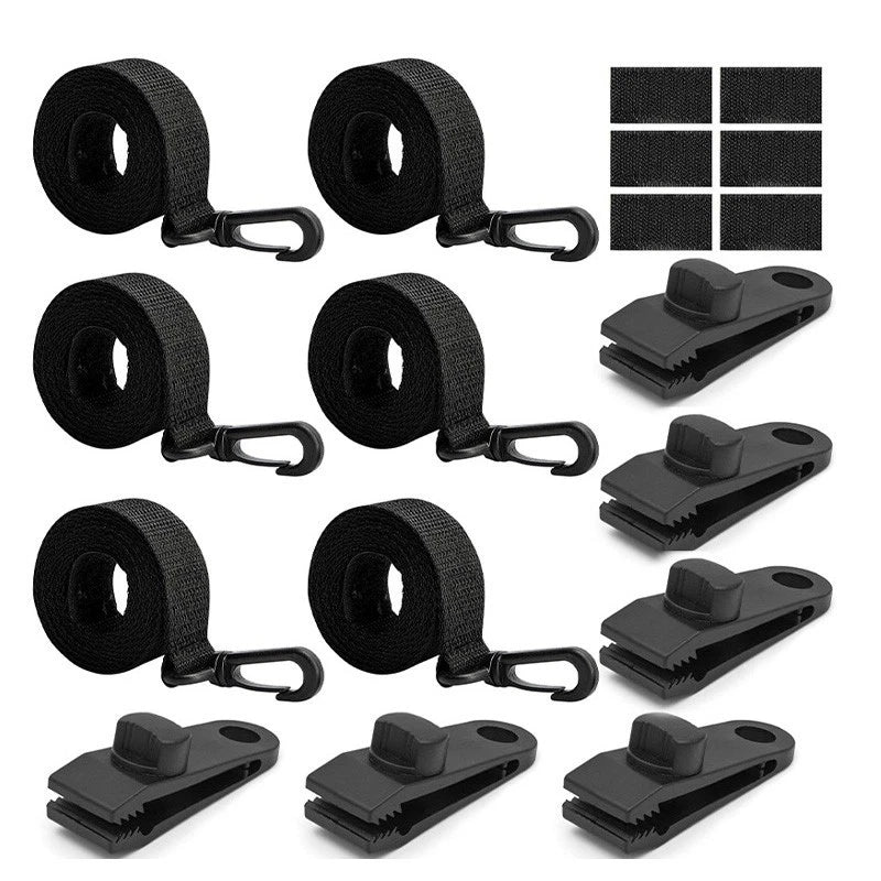 Set of 4 Windproof Canopy Fixing Straps for Camping Tent