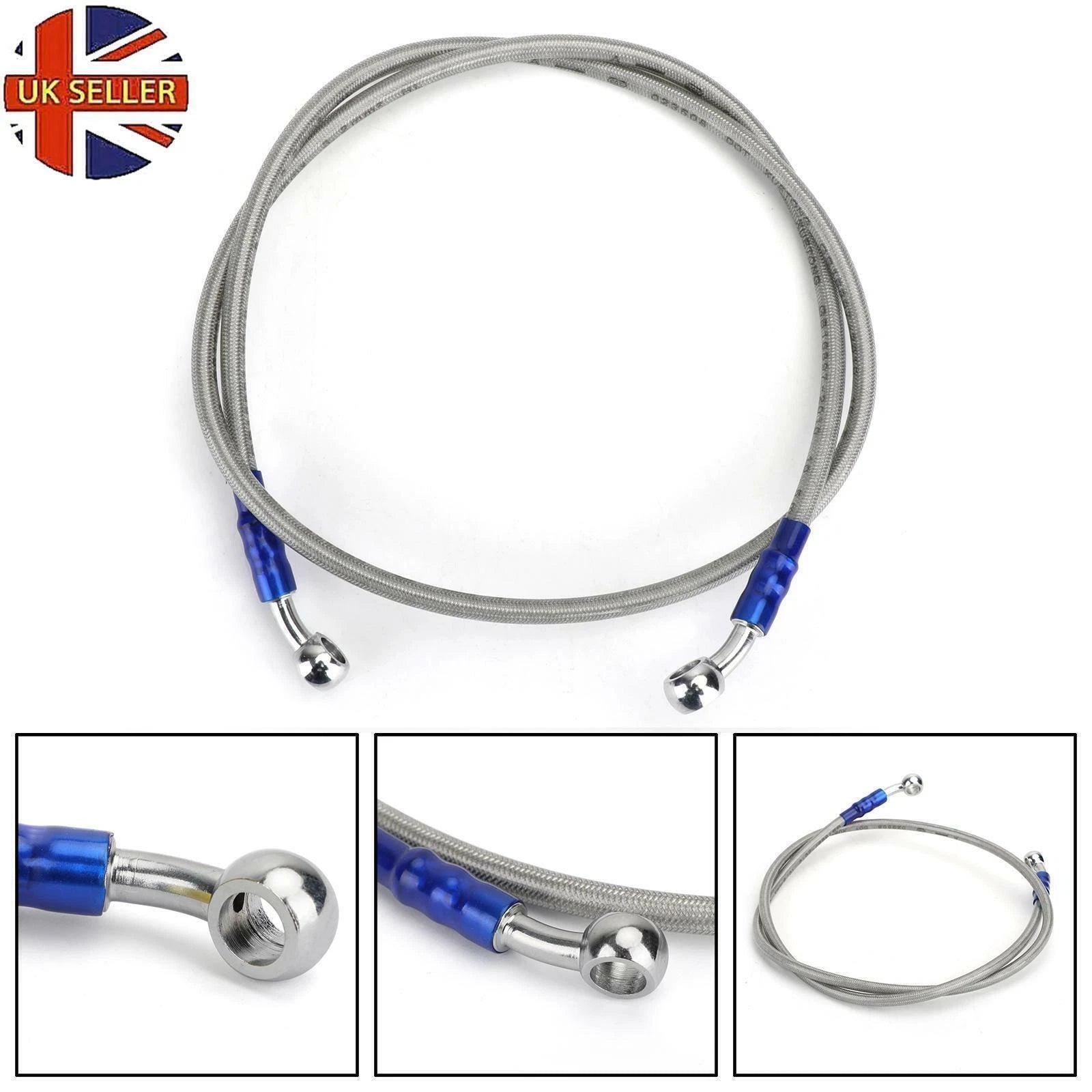 M10 Brake Oil Hose Line with Banjo Fitting for Universal Applications (110cm)