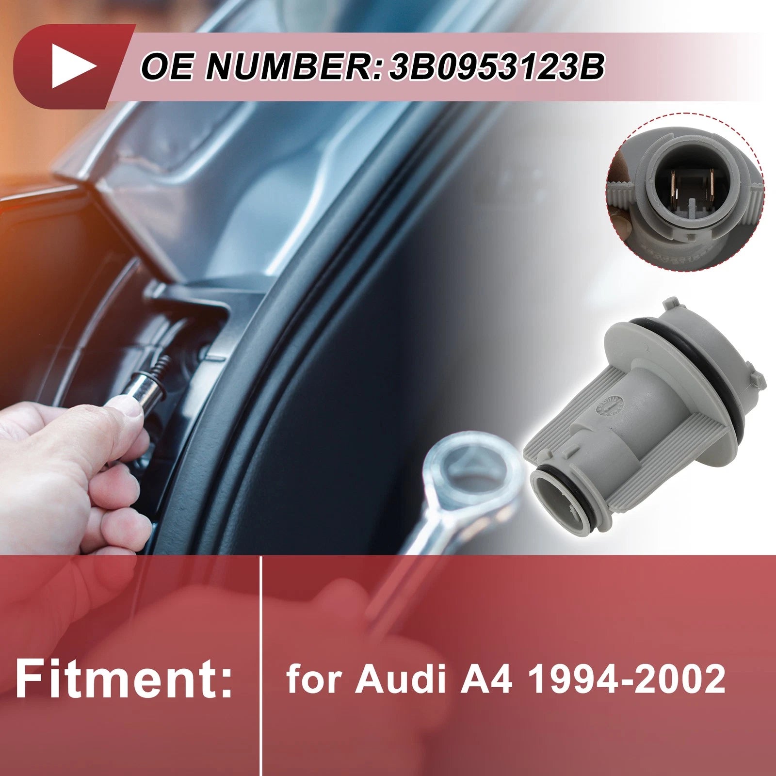 Front Indicator Light Socket for Audi A4 (1994–2002) No. 3B0953123B