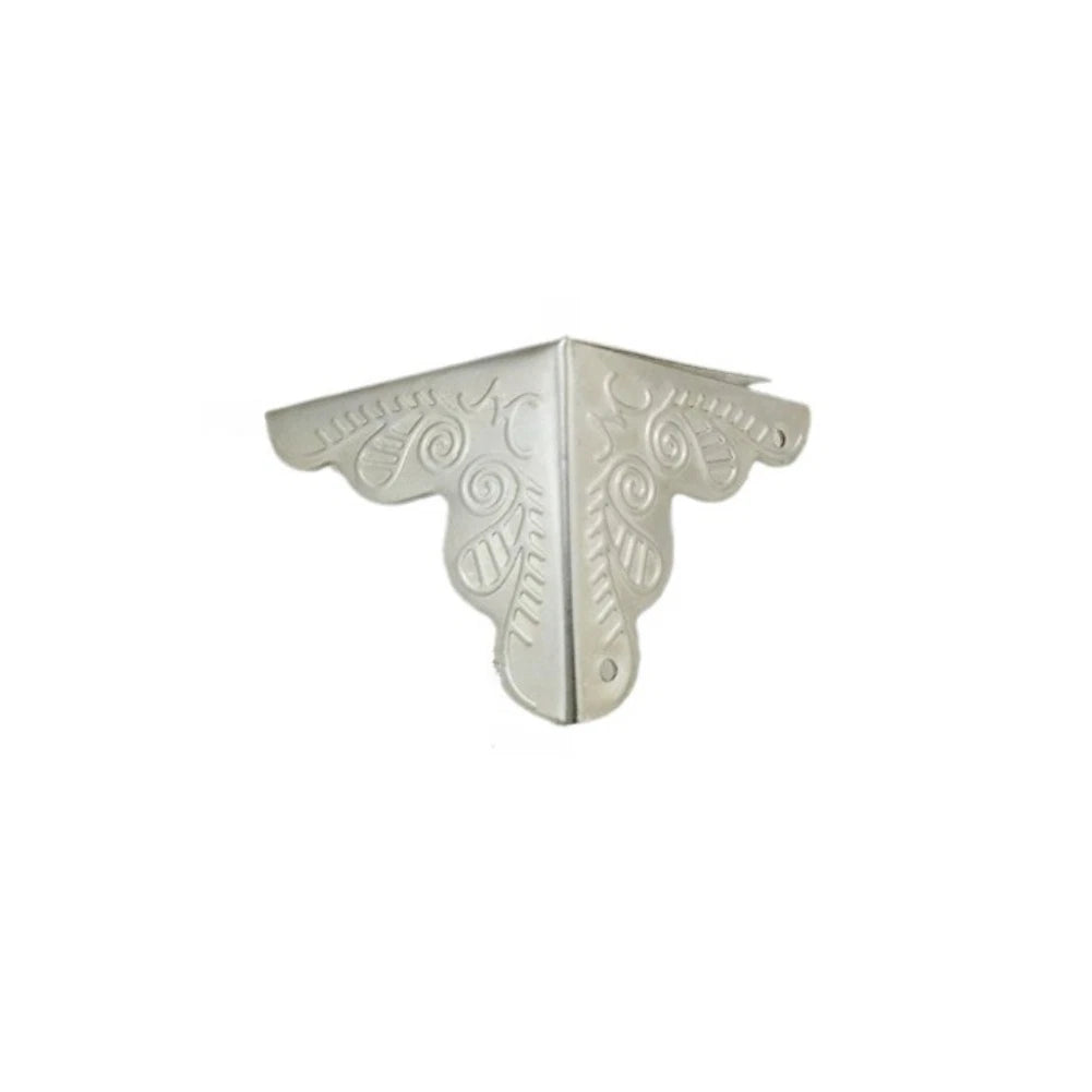 Set of 6 Iron Corner Protectors for Wooden Boxes