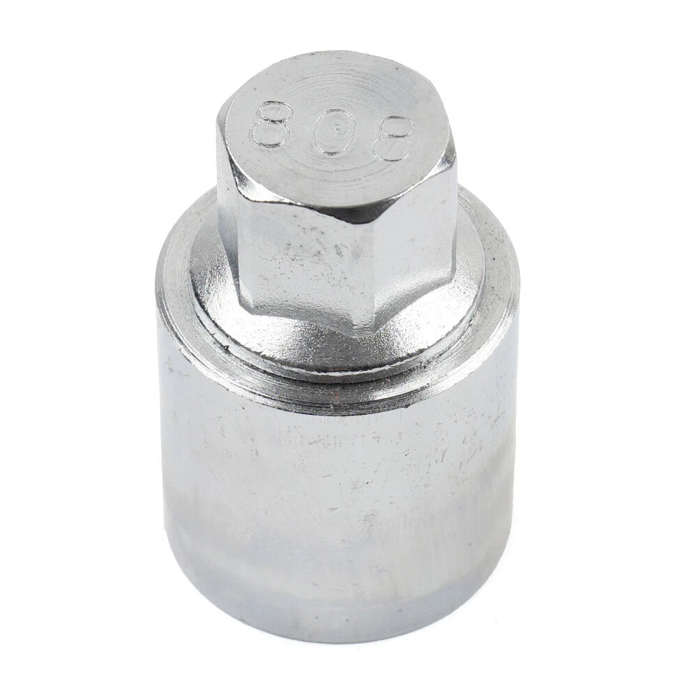 1x Silver Anti-theft Wheel Bolt Lock Nut Key for Jeep Renegade Cherokee (2015–2023)