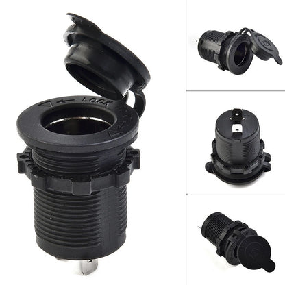 12V Waterproof Car Power Adapter USB Charger for Universal Use