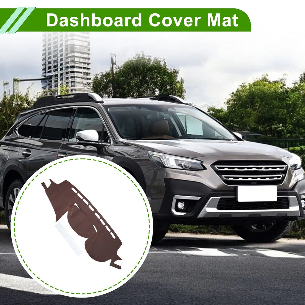 Dashboard Cover for Subaru Outback 2014 Dash Cover Mat Carpet Brown