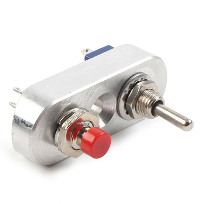 Mini Dual Toggle Switch Push Button for Handlebar (7/8")
