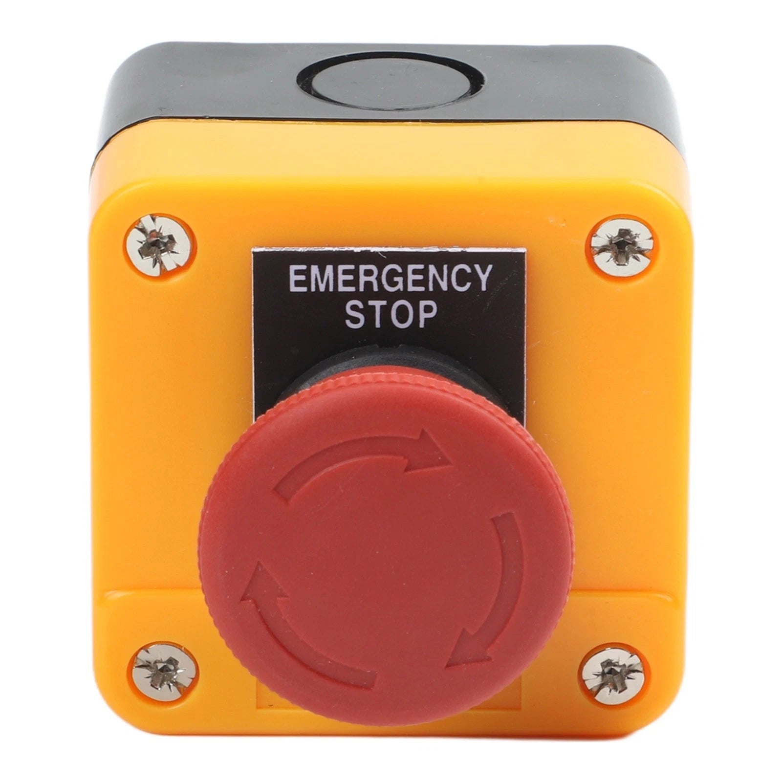 Waterproof Latching E Stop Switch 10A 1NC for Automatic Control Circuits