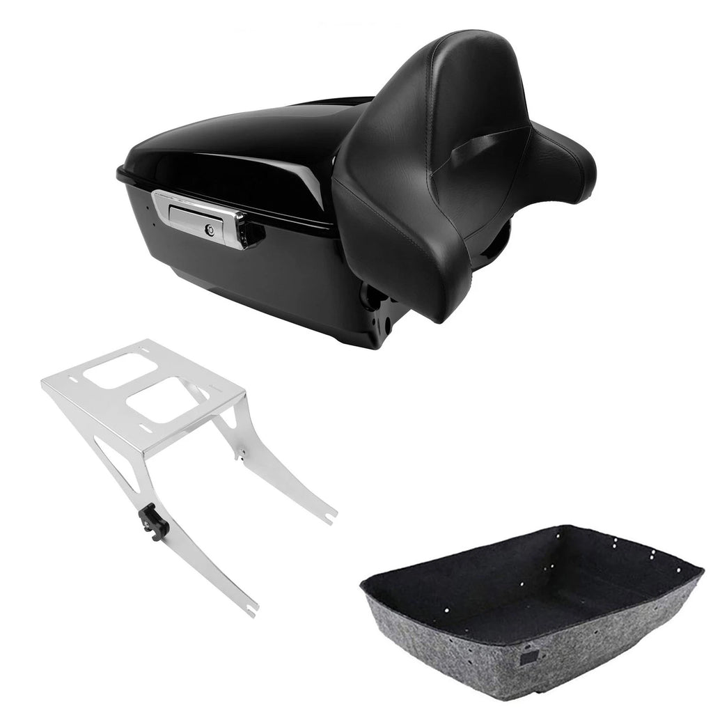 2X Mounting Rack for Harley Fat Boy (2008–2017) - King Trunk Luggage Backrest