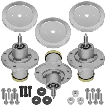 Spindle Assembly with Pulley Replacement for RedMax RZT61X CZT61 (61)