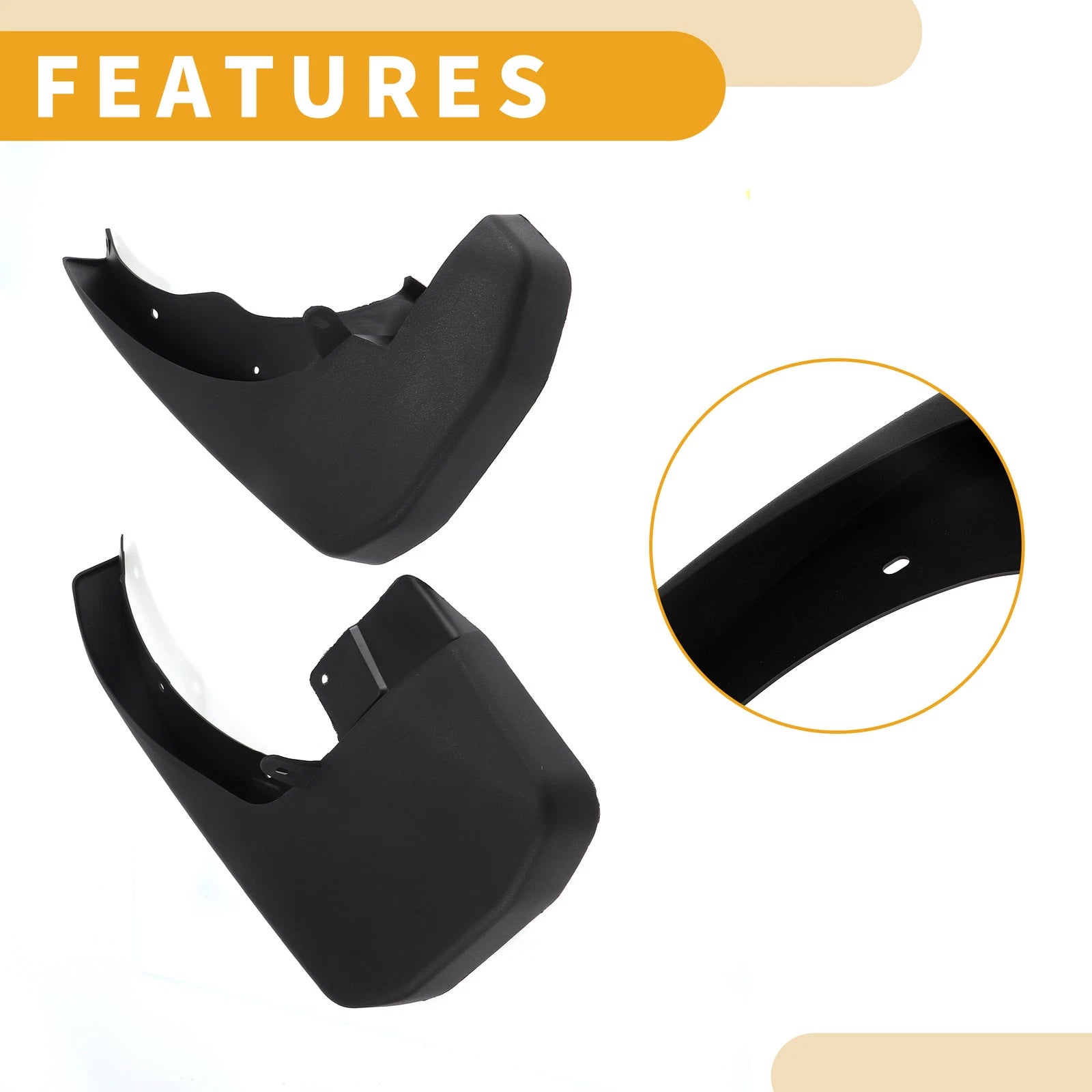 Mud Flap Splash Guard Set for Nissan Navara (2005–2016)