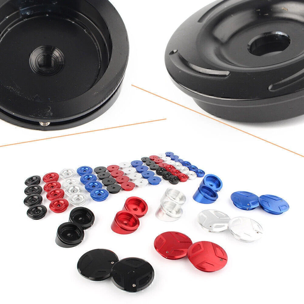 18PCS Frame End Cap Hole Plug Kit for BMW R 1200 GS ADV (2013–2019)