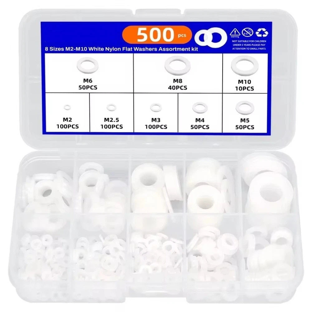 Nylon Flat Washers for Electronics Repair (Insulating Performance)