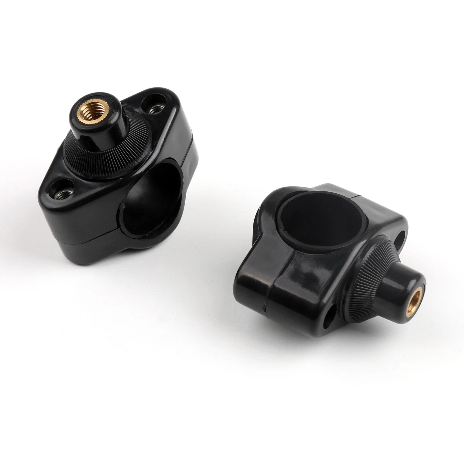Set of 2 Windshield Mounting Hardware Handlebar Clamps for