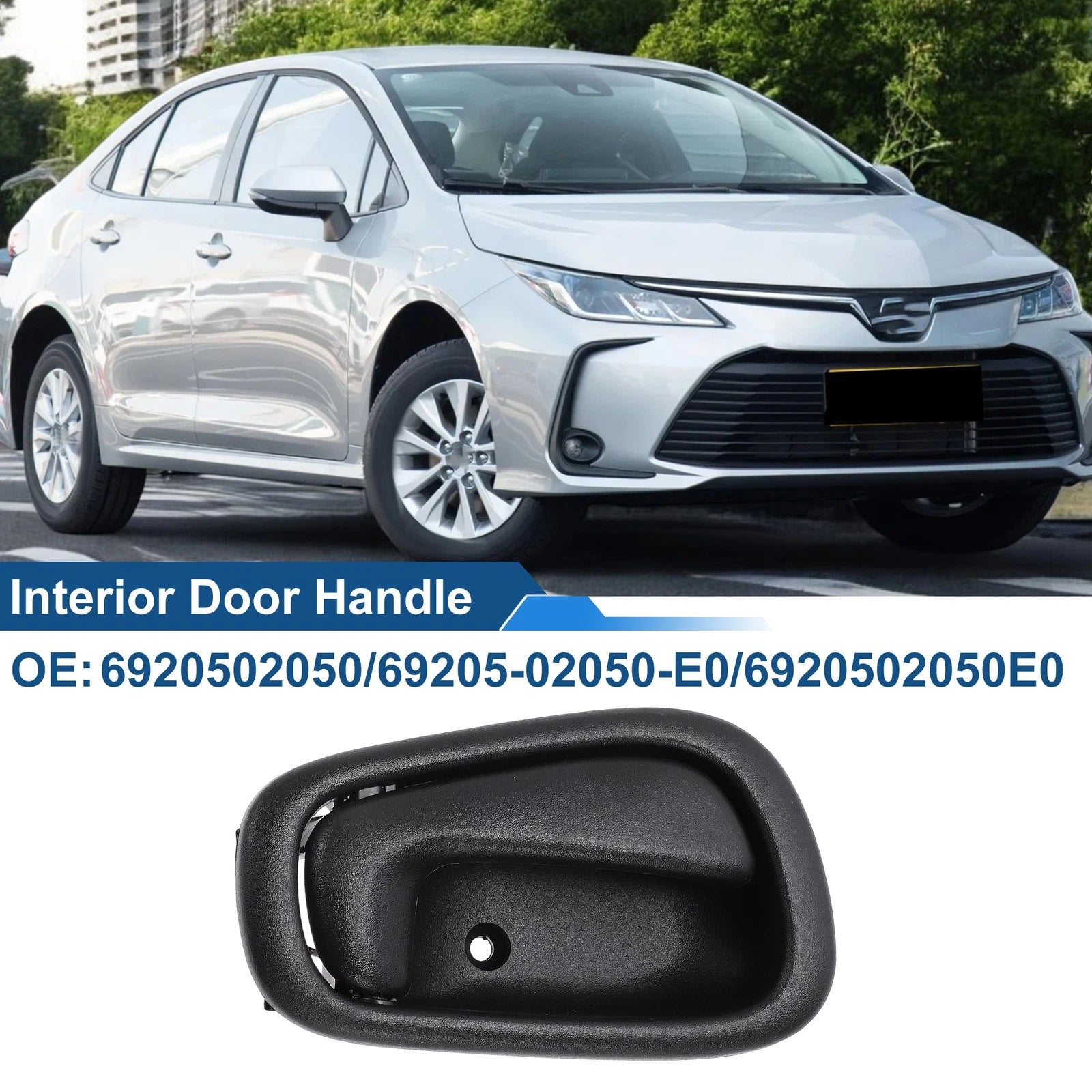 Front Driver Side Interior Door Handle Replacement for Toyota Corolla (2010–2018)