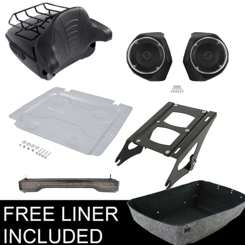 Trunk Speaker Mount Rack Plate for Harley Touring Glide (2014–2026)