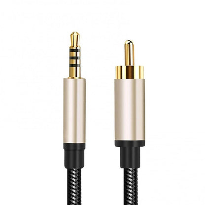 Coaxial SPDIF Cable 3.5mm to RCA for Digital Audio (TV Soundbar)