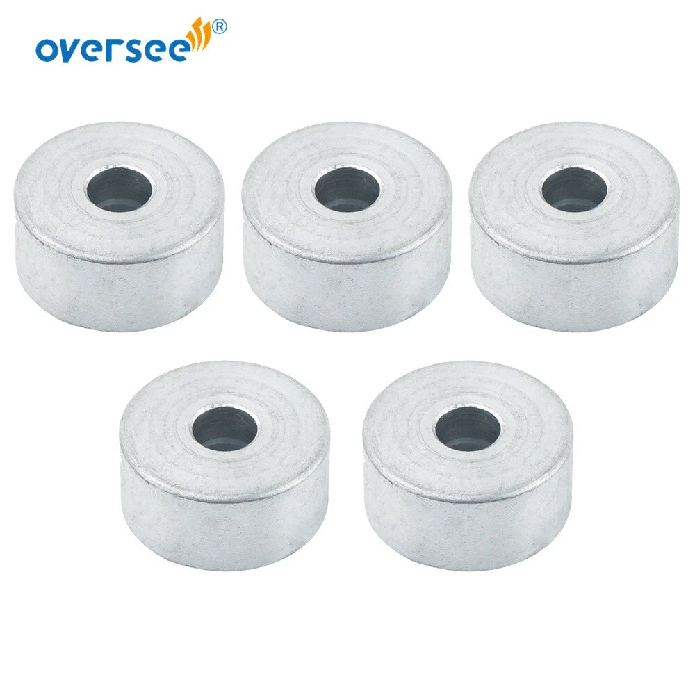 5pcs Round Zinc Anode for Suzuki Outboard Motor (55321-87J01, 55321-87J00)