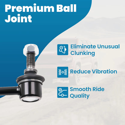 Set of 4 Sway Bar End Links for Chevrolet Corvette Base Convertible (1998–2013)