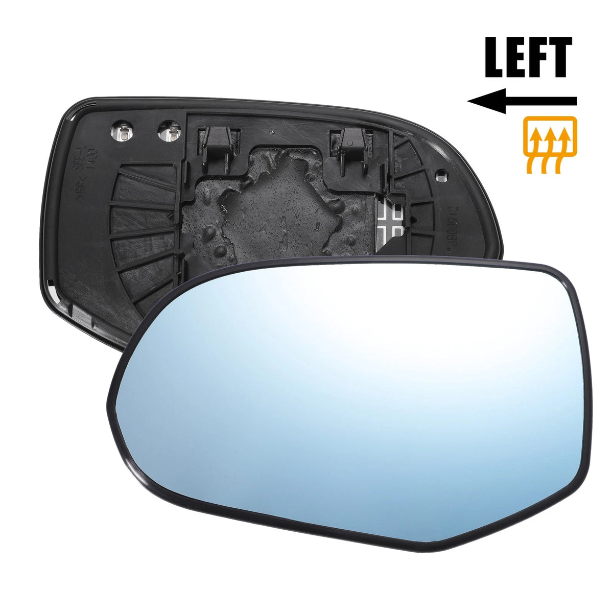 Left Side Blue Mirror Glass with Back Heated for Honda Odyssey (2006–2008)