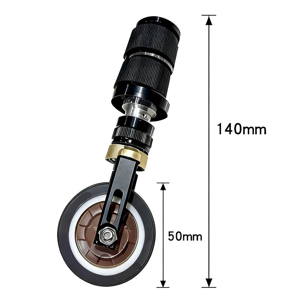 Folding Bike Seatpost Caster Wheel for 28.6mm Inner Diameter