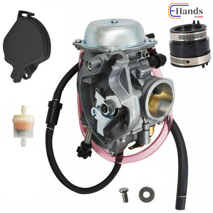 Carburetor with Intake Boot for Kawasaki Prairie KVF360 (2003–2006) 15003-0093, 15003-1686
