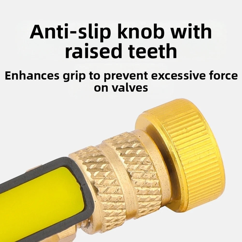 Quick Valve Core Removal Tool for Air Conditioning with Adapter
