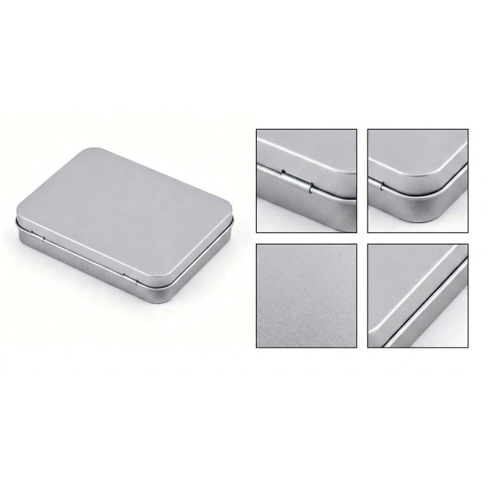 Small Iron Box for Sewing Beads and Buttons (115 x 85 x 22 MM)